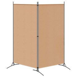 Paravent à 2 panneaux Beige 175 x 180 cm Tissu 620721620721
