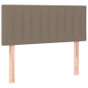  Tête de lit Taupe 80x5x78/88 cm Tissu 