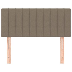  Tête de lit Taupe 80x5x78/88 cm Tissu 