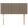  Tête de lit Taupe 80x5x78/88 cm Tissu 