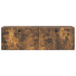 Meuble TV mural 98 x 31 x 30 cm Chêne fumé Bois d'ingénierie 620729620729