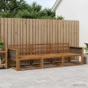 Ensemble de canapés d'extérieur 3 pcs Naturel 620730620730