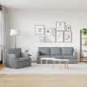 Ensemble de Canapés 2 pcs Gris clair 201 x 80 x 85 cm tissu 620731620731
