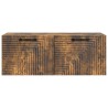 Meuble TV mural Chêne fumé 78,5 x 31 x 30 cm Bois d'ingénierie 620732620732