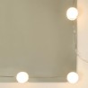 Armoire à miroir avec LED Blanc brillant 90x31,5x62 cm 620733620733