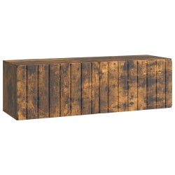 Meuble TV mural 98 x 31 x 30 cm Chêne fumé Bois d'ingénierie 620743620743