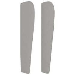 Tête de lit avec oreilles Gris clair 103x23x118/128 cm Tissu 620744620744