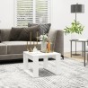 Table d'appoint Blanc 50x50x35 cm Bois d’ingénierie 620745620745