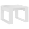 Table d'appoint Blanc 50x50x35 cm Bois d’ingénierie 620745620745