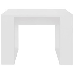 Table d'appoint Blanc 50x50x35 cm Bois d’ingénierie 620745620745
