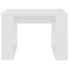 Table d'appoint Blanc 50x50x35 cm Bois d’ingénierie 620745620745