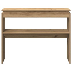 Table console chêne artisanal 102x30x80 cm bois d'ingénierie 620746620746