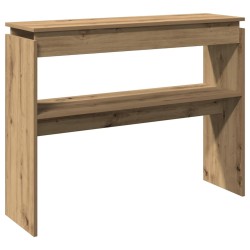 Table console chêne artisanal 102x30x80 cm bois d'ingénierie 620746620746