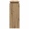 Table console chêne artisanal 102x30x80 cm bois d'ingénierie 620746620746