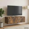 Meuble TV mural Chêne fumé 98 x 41 x 30 cm Bois d'ingénierie 620747620747