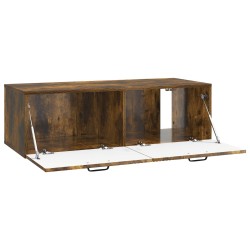 Meuble TV mural Chêne fumé 98 x 41 x 30 cm Bois d'ingénierie 620747620747