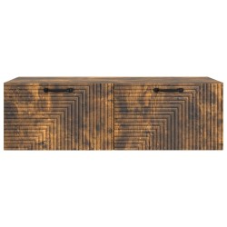 Meuble TV mural Chêne fumé 98 x 41 x 30 cm Bois d'ingénierie 620747620747