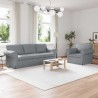 Ensemble de Canapés 2 pcs Gris clair 215 x 82 x 80 cm tissu 620748620748
