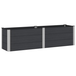 Jardinière surélevée Noir 200 x 50 x 54 cm 620752620752