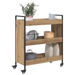 Chariot de cuisine Chêne artisanal 70 x 30 x 82 cm 620753620753