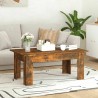 Table basse Chêne fumé 100x60x42 cm Bois d'ingénierie 620764620764