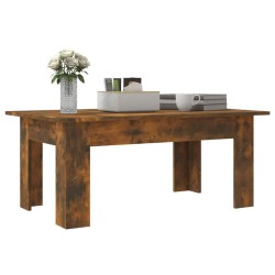 Table basse Chêne fumé 100x60x42 cm Bois d'ingénierie 620764620764