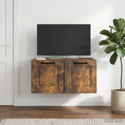 Meuble TV mural Chêne fumé 59,5 x 41 x 30 cm Bois d'ingénierie 620765620765