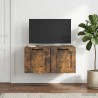 Meuble TV mural Chêne fumé 59,5 x 41 x 30 cm Bois d'ingénierie 620765620765