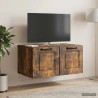 Meuble TV mural Chêne fumé 59,5 x 41 x 30 cm Bois d'ingénierie 620765620765