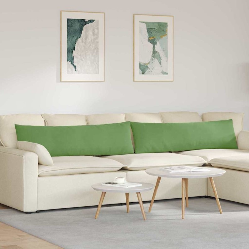 Coussins de canapé 2 pcs Vert clair 145 x 40 cm 620768620768