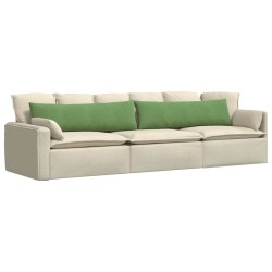 Coussins de canapé 2 pcs Vert clair 145 x 40 cm 620768620768