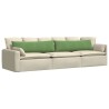 Coussins de canapé 2 pcs Vert clair 145 x 40 cm 620768620768