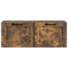 Meuble TV mural Chêne fumé 78,5 x 31 x 30 cm Bois d'ingénierie 620769620769