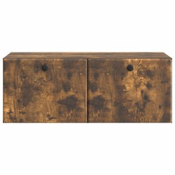 Meuble TV mural 78,5 x 41 x 30 cm Chêne fumé Bois d'ingénierie 620770620770