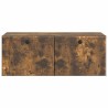 Meuble TV mural 78,5 x 41 x 30 cm Chêne fumé Bois d'ingénierie 620770620770
