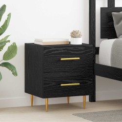 Cabinet de chevet avec tiroir Chêne noir 40 x 35 x 47,5 cm 620771620771