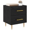 Cabinet de chevet avec tiroir Chêne noir 40 x 35 x 47,5 cm 620771620771