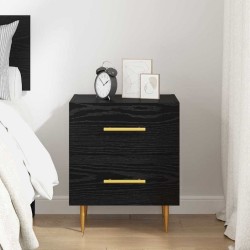 Cabinet de chevet avec tiroir Chêne noir 40 x 35 x 47,5 cm 620771620771