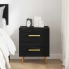 Cabinet de chevet avec tiroir Chêne noir 40 x 35 x 47,5 cm 620771620771