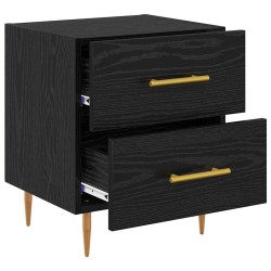 Cabinet de chevet avec tiroir Chêne noir 40 x 35 x 47,5 cm 620771620771
