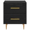 Cabinet de chevet avec tiroir Chêne noir 40 x 35 x 47,5 cm 620771620771