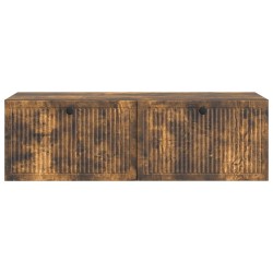 Meuble TV mural Chêne fumé 98 x 41 x 30 cm Bois d'ingénierie 620772620772