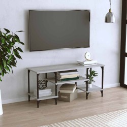 Meuble TV sonoma gris 102x35x45,5 cm bois d'ingénierie 620775620775