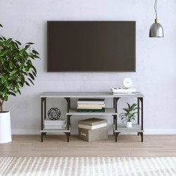Meuble TV sonoma gris 102x35x45,5 cm bois d'ingénierie 620775620775
