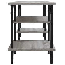Meuble TV sonoma gris 102x35x45,5 cm bois d'ingénierie 620775620775