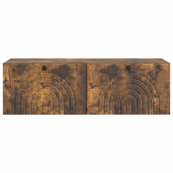 Meuble TV mural Chêne fumé 99 x 41 x 30 cm Bois d'ingénierie 620776620776