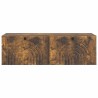 Meuble TV mural Chêne fumé 99 x 41 x 30 cm Bois d'ingénierie 620776620776