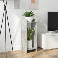Support de Plante Gris Béton 30 x 30 x 80 cm Bois d’ingénierie 620778620778