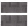 Carreau de terrasse 20 pcs Gris 30 x 30 cm Bois d'acacia 620779620779