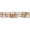 Ensemble de canapés d'extérieur 6 pcs Naturel 620781620781